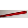 1Pc 1/2" x 36" Long Clear RED Translucent Acrylic Plexiglass