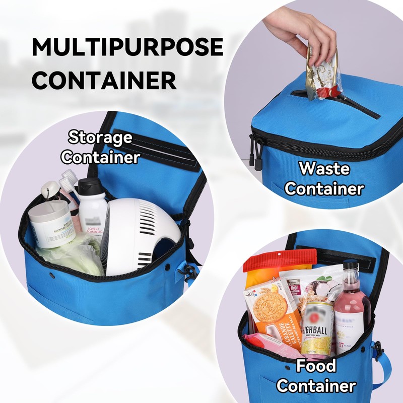 ULITECO Boat Trash Can, Portable Boat Trash Bag, Reusable Boat