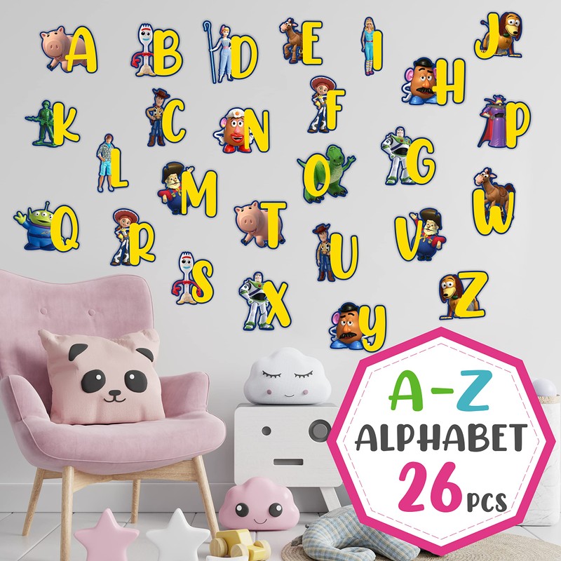 Seyal® Toy Stry A - Z Alphabet Wall Sticker