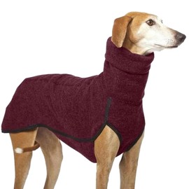 Whippet Turtleneck Dog Coats,Winter Warm Whippet Jumpers Jackets for Dogs,Turtleneck Shirt Fleece Vest Pet Sweatshirt for Small Medium Big Puppy Clothes for Parties Daily Wear