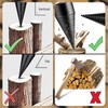 4 Piece Set Firewood Drill Bits Wood Splitter Wood Splitter