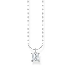 THOMAS SABO KE2156 Necklace with White Stone 925 Sterling Silver, Sterling Silver, No Gemstone