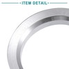 ACROPIX 78.1mm to 66.6mm Universal Hub Centric Rings Silver Tone