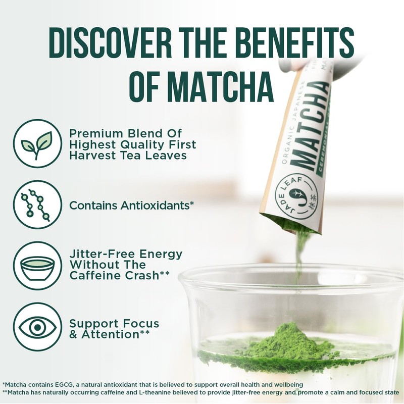 Jade Leaf Matcha Organic Premium Ceremonial Grade Matcha Green Tea