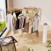 Clothes Drying Rack Foldable,Laundry Drying Rack,Drying Rack Clothing(16 Wood Poles),Clothes