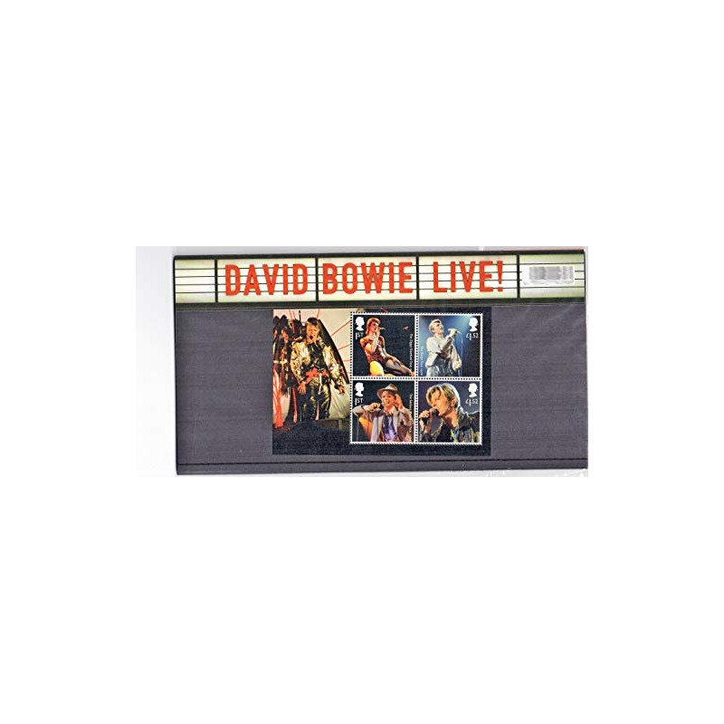 2017 David Bowie Stamps Presentation Pack Pre Issue Date 14