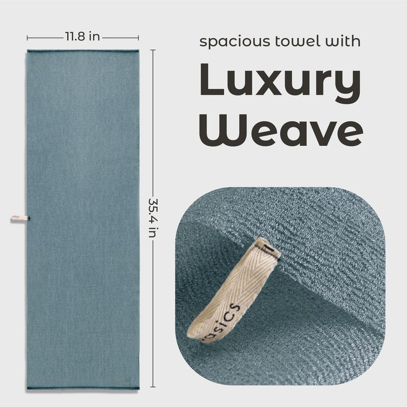 MainBasics Exfoliating Shower Towel - Japanese Nylon Bath Towel and