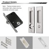 NCL Hardware Sliding Door Handle for Bath, Barn Door Flush