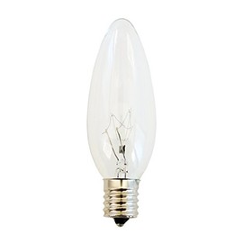 Toyo Lighting & Tec TLA-C32E17110V40W-C4-4 Candelabra Bulbs, 40W 4-Piece Set, E17 Base, 4 Piece Set