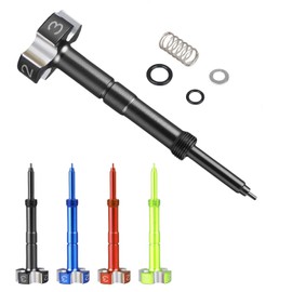 Amavoler Air Fuel Mixture Screw CNC Adjust Carb FCR Air Screw Replacement Parts Fit for KEIHIN Carburetor Four-Strokes FCR Carbs KTM Yamaha Suzuki Pit Dirt Bike. (Black)