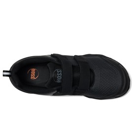 Hoss Men's Buster Low Hook-and-Loop-Big Sizes Fire and Safety Shoe, Black, 20 Wide
