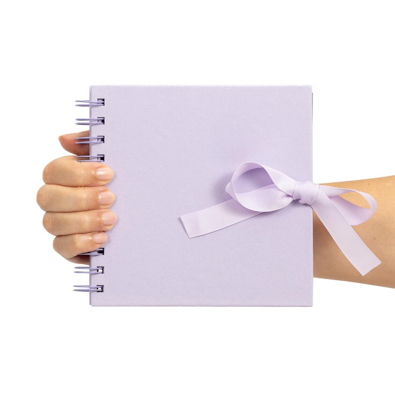 Scrapbook Photo Album Spiral Bound for Wedding Couple Travel Memory