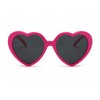 ZIMUSUN Kids Polarized Heart Shaped Sunglasses for Girls Trendy Cute