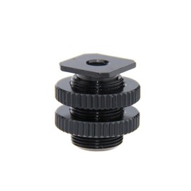 CAMVATE 5/8"-27 Male Threaded Cold Shoe Adapter To Hot Shoe For Microphone Mic Mount