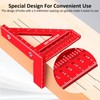 Mini 3D Multi-Angle Measuring Square Ruler, WT102C High Precision Hole