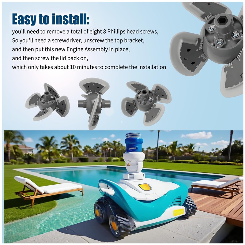 AQBB R0524900 Engine Assembly Compatible with Zodiac Baracuda MX6 MX8
