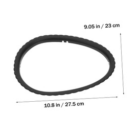 KONTONTY 2pcs Toilet Stool Fixing Ring for Commode Chairs Removable Potty Chair Accessories Durable Design Easy to Install for Elderly Disabled Use