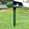 Ultrasonic Solar Animal Repeller Professional High Sensitivity Infrared Long Range