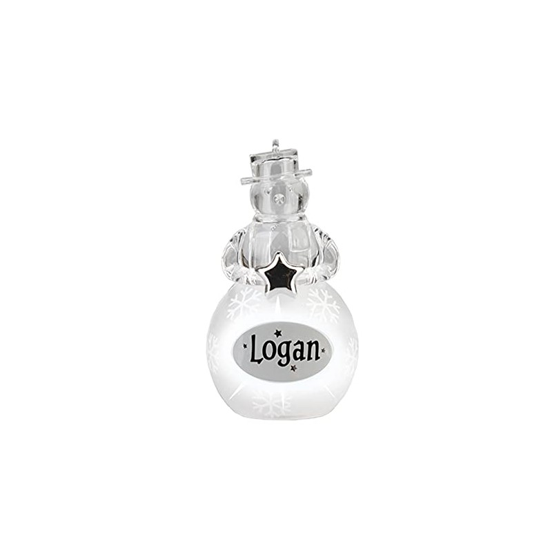 Angels and Snowmen Light Up Hanging Christmas Decorations Logan Snowman
