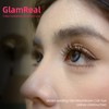 GlamReal Brown Lash Clusters Cat Eye Lashes with Brown Highlights