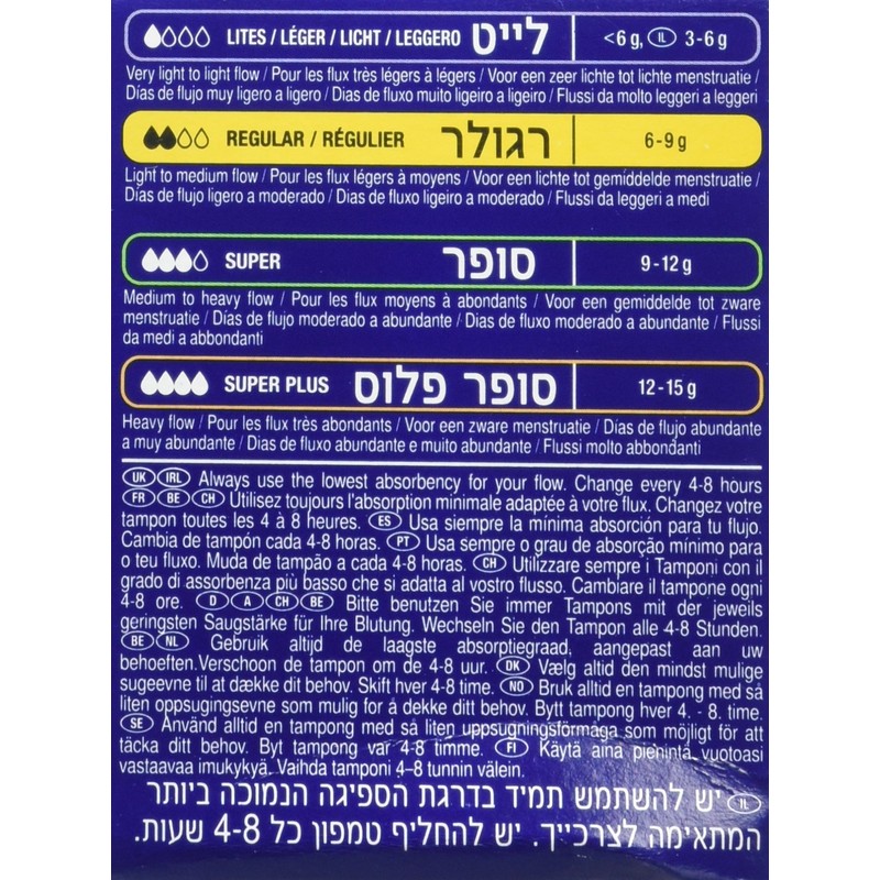 Tampax Compak Normal Tampons mit Applikator aus Kunststoff