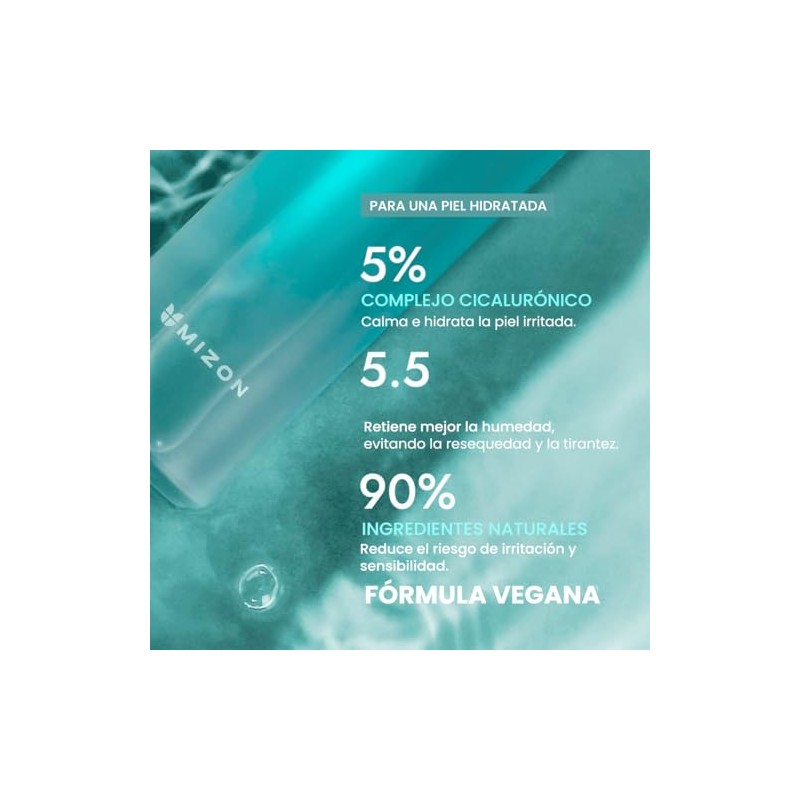 MIZON – Tónico Facial Coreano Cicaluronic 150 ml – Con