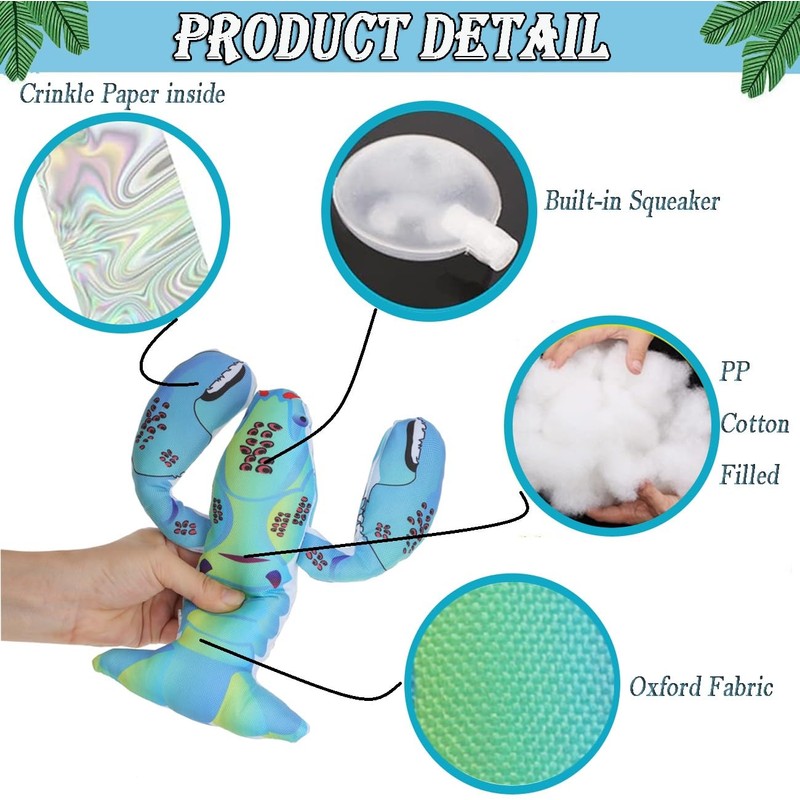 BoomBone Squeaky Dog Water Pool Toys 4 Pack, Interactive Summer