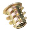 Jeffergarden 50pcs Insert Nuts Zinc Alloy Hex Nuts Embedded Nuts