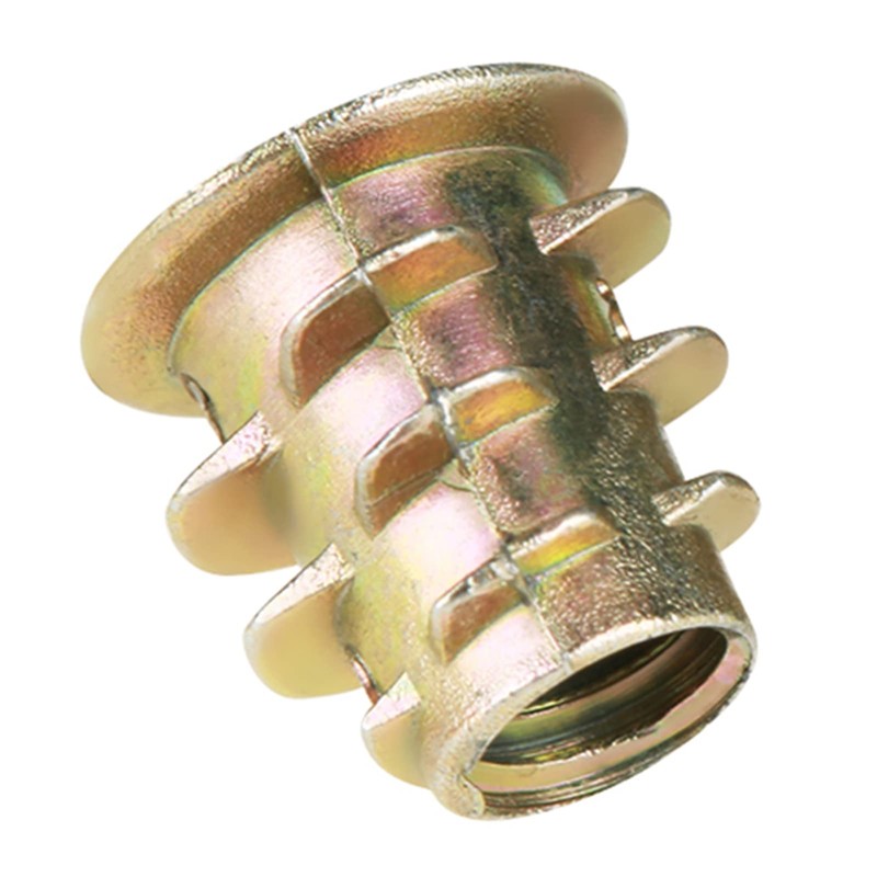 Jeffergarden 50pcs Insert Nuts Zinc Alloy Hex Nuts Embedded Nuts