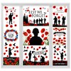 WIURGOHA Lest We Forget Window Stickers for Remembrance Day, 9