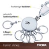 TROIKA 2 x Patent Key Holder Basic Set KYR60/MC TB-KYR60/MC