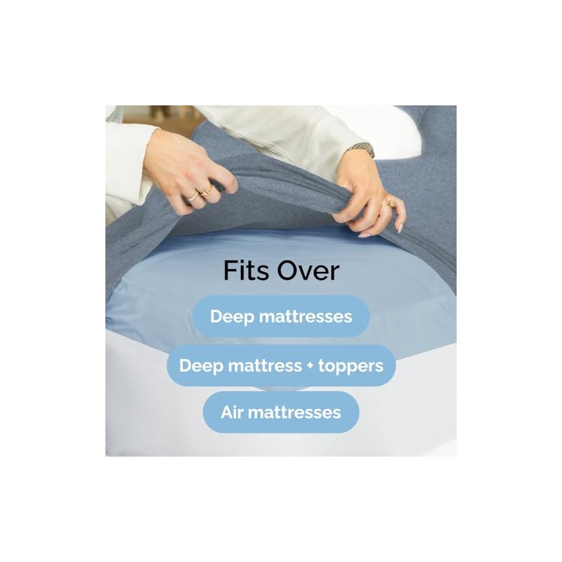 CGK Unlimited Extra Deep Twin XL Sheet Set - 4