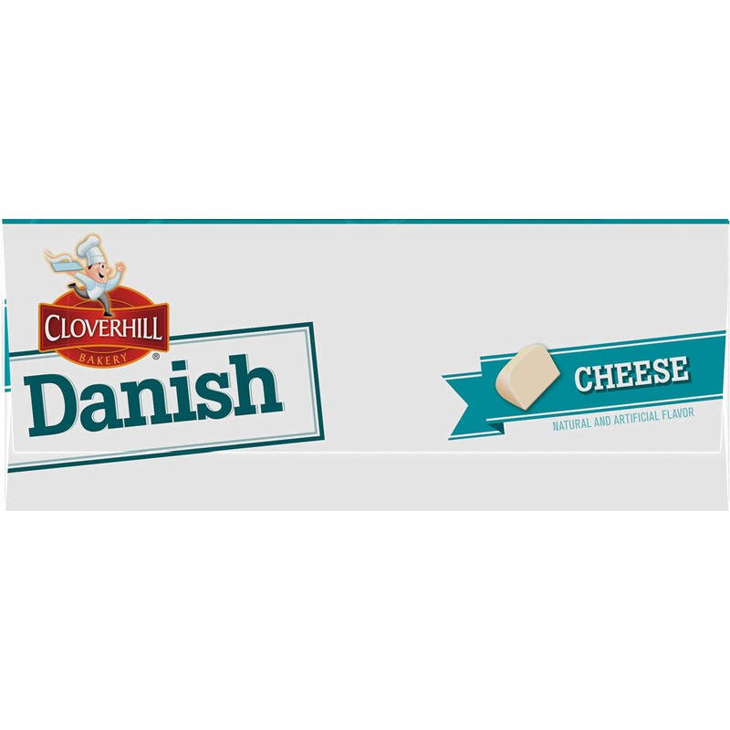 Cloverhill Round Cheese Danish Value Pack, Individually Packaged, Pack of