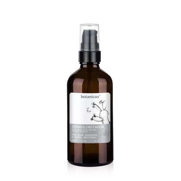 Gel Dermolimpiador Facial con Rosa Mosqueta, Nopal y Tea Tree