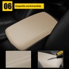 AOMSAZTO Console Covers for 2012-2015 Civic Honda Beige Armrest Cushion