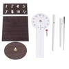 Frameless Wall Clock Deer Head 3D Effect Self Adhesive DIY