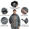 JAEZZIY Rain Suits for Men Women Waterproof Lightweight Hooded Breathable
