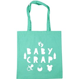 Hippowarehouse Baby crap Tote Shopping Gym Beach Bag 42cm x38cm, 10 litres