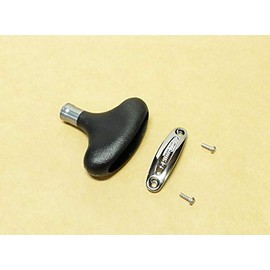 Shimano Genuine Stella BB-X Technium Handle Knob, T-Shape, Small, Gunmetal