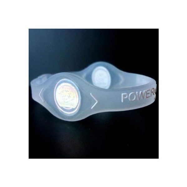 Power Balance Silicone Wristband Bracelet (Color:clear; Size: M)
