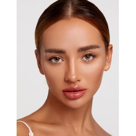 SHEGLAM 2 In 1 Dual Head Cream Contour Highlighter Stick Highly Pigmented Face Bronzer Makeup - Coffee & Gold