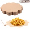 FUNOMOCYA 500pcs Greaseproof Flower Shape Baking Paper Liners for Sandwiches