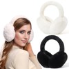 Dwenarry 1/2 Pieces Ear Warmers Women's Winter Plush Earmuffs Fluffy