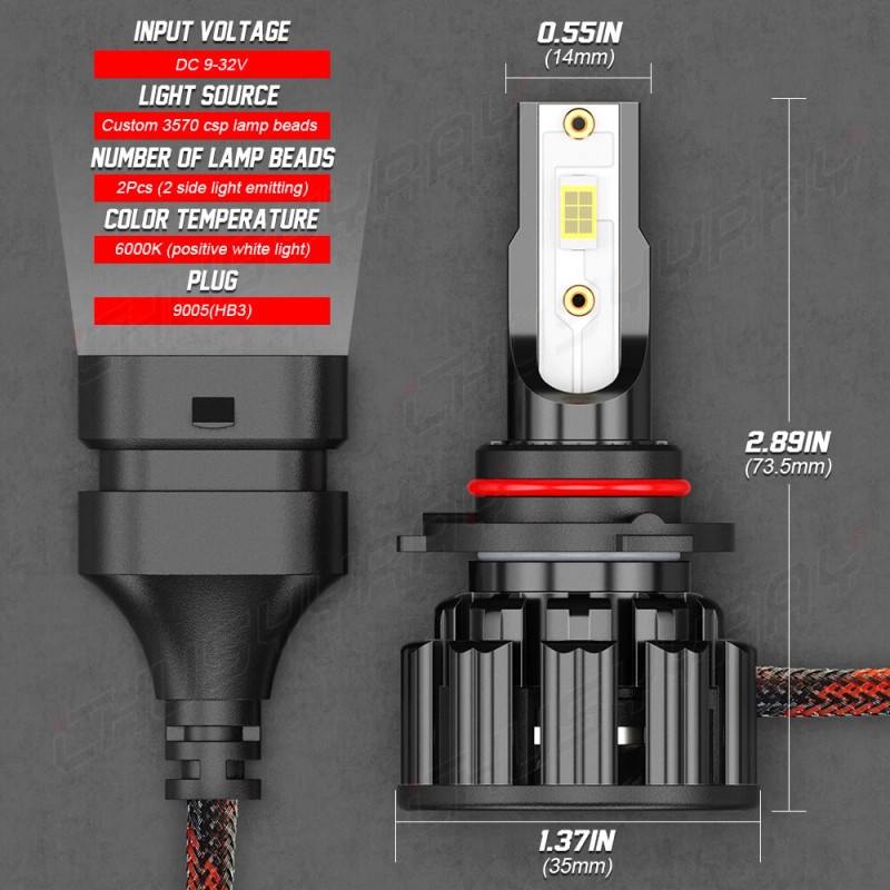CHUSYYRAY FOR Jeep Grand Cherokee 2008-2013 HID LED Headlight Fog