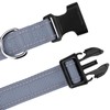 TagME Reflective Nylon Dog Collars, Adjustable Classic Dog Collar with