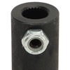 9/16in‑26 Spline to 3/4in Round Smooth Steering Shaft Coupler Non