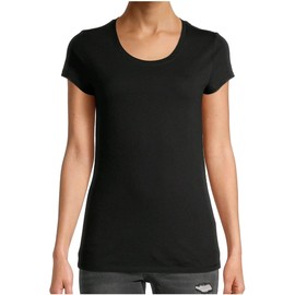 No Boundaries Juniors Black Soot Round Neck T-Shirt - X-Large