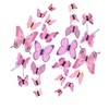 24 PCS 3D Butterfly Wall Sticker Decor, DIY Butterfly Decorations,