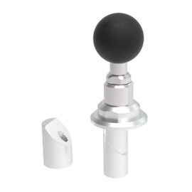 SYGN HOUSE サインハウス Motorcycle Mount System Second Base Part Stem Mount Base Calm Silver S Size (12-15mm/15.1-17.9mm) 00083002