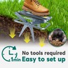2 Pack Mole Traps,Galvanized Steel Scissor Trap,Reusable Mole Trap Killer,Easy